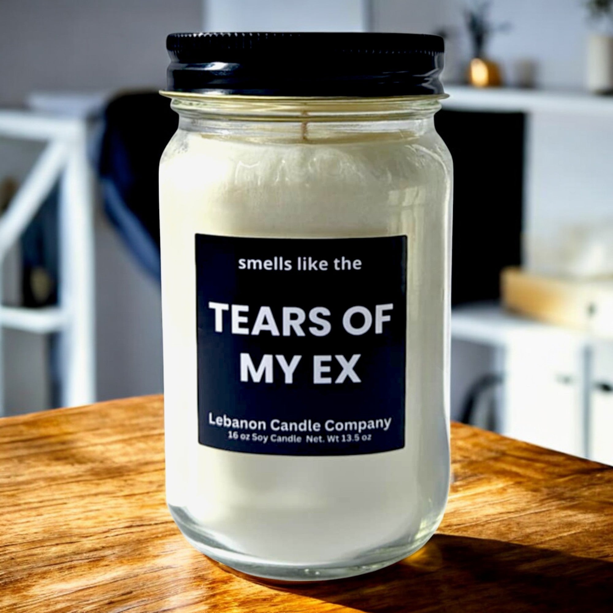 Smells Like The Tears Of My Ex Funny Candle